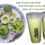 Apple Avocado Celery Shake