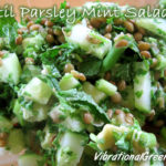 Lentil Parsley Mint Salad