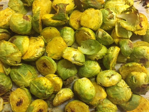 roasted brussel sprouts with no oil
